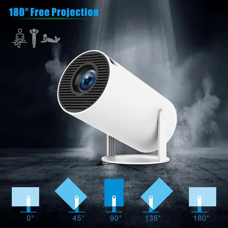📽️PROYECTOR PORTATIL INTELIGENTE 5G WiFi + Bluetooth y control remoto