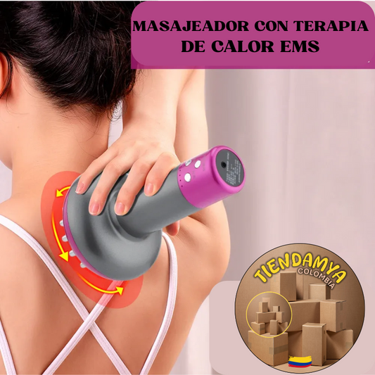 MASAJEADOR GUASHA CON TERAPIA DE CALOR EMS