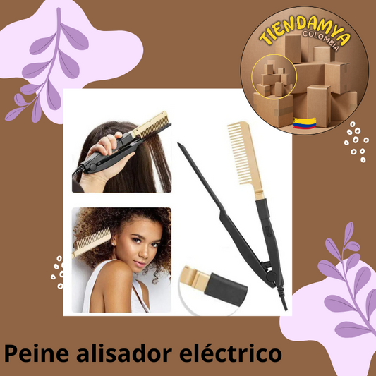 Peine Alisador Eléctrico – Cabello liso, brillante y sin esfuerzo